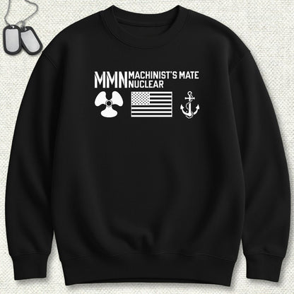 MMN - Flag & Anchor Sweatshirt - Black