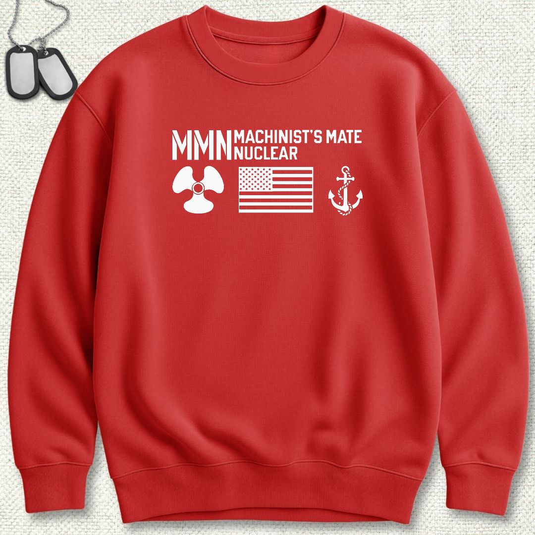MMN - Flag & Anchor Sweatshirt - Red