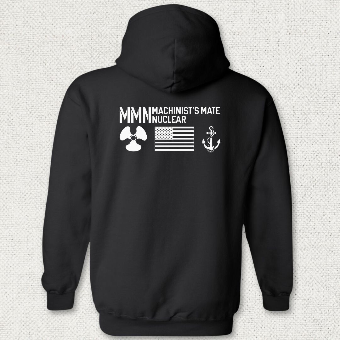 MMN - Flag & Anchor Hoodie - Black
