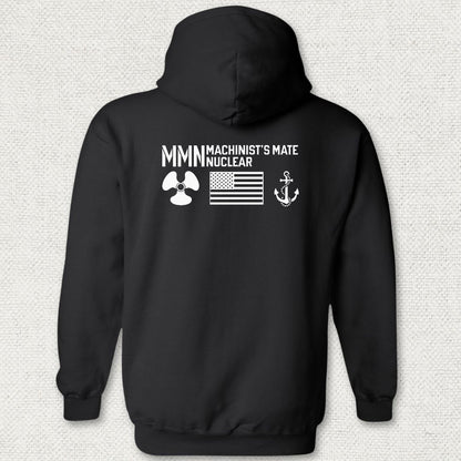 MMN - Flag & Anchor Hoodie - Black
