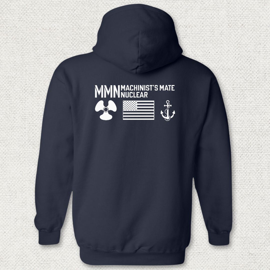 MMN - Flag & Anchor Hoodie - Navy