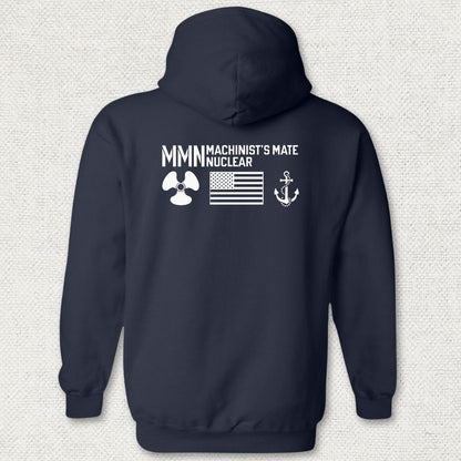 MMN - Flag & Anchor Hoodie - Navy