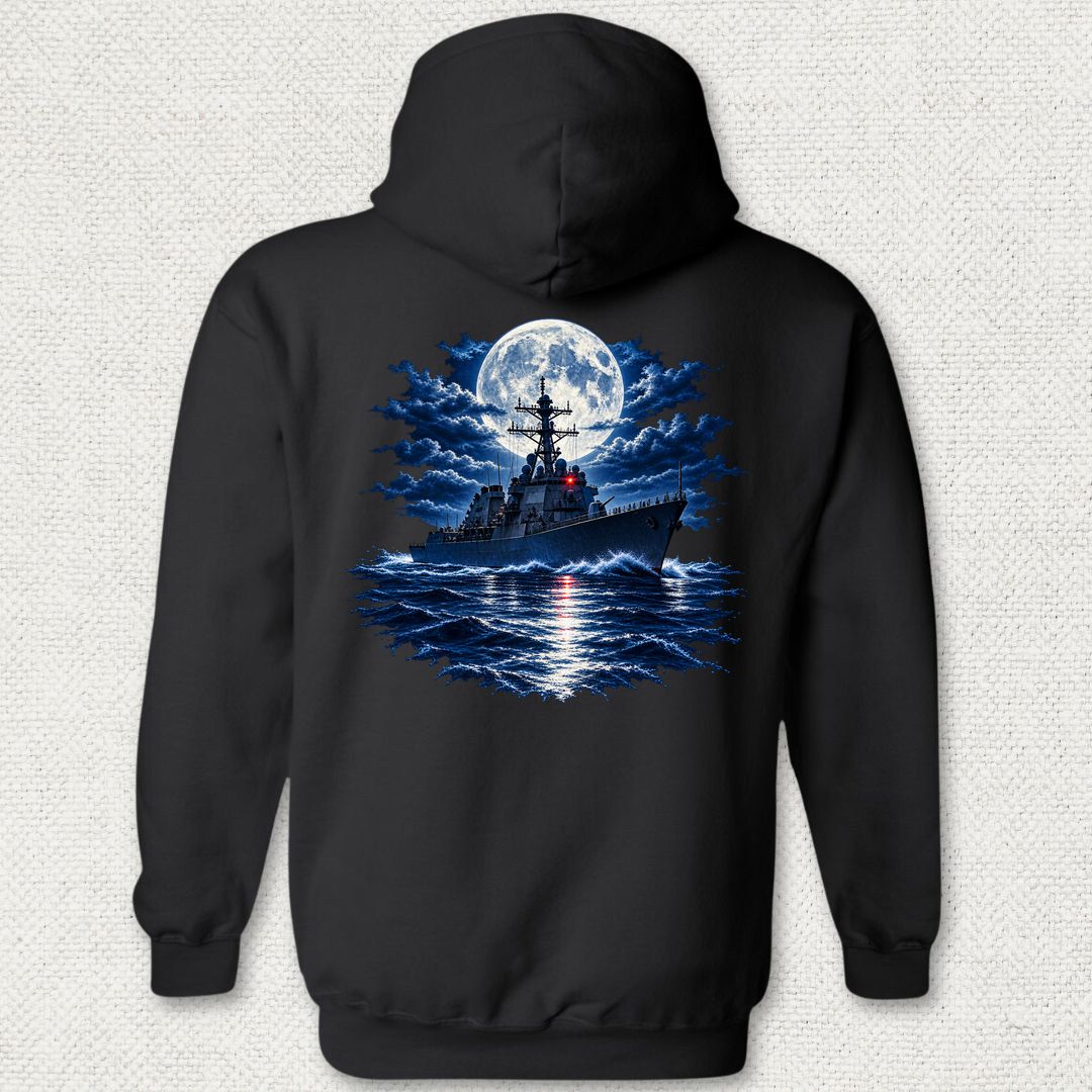 Moonlit Cruise Hoodie - Black