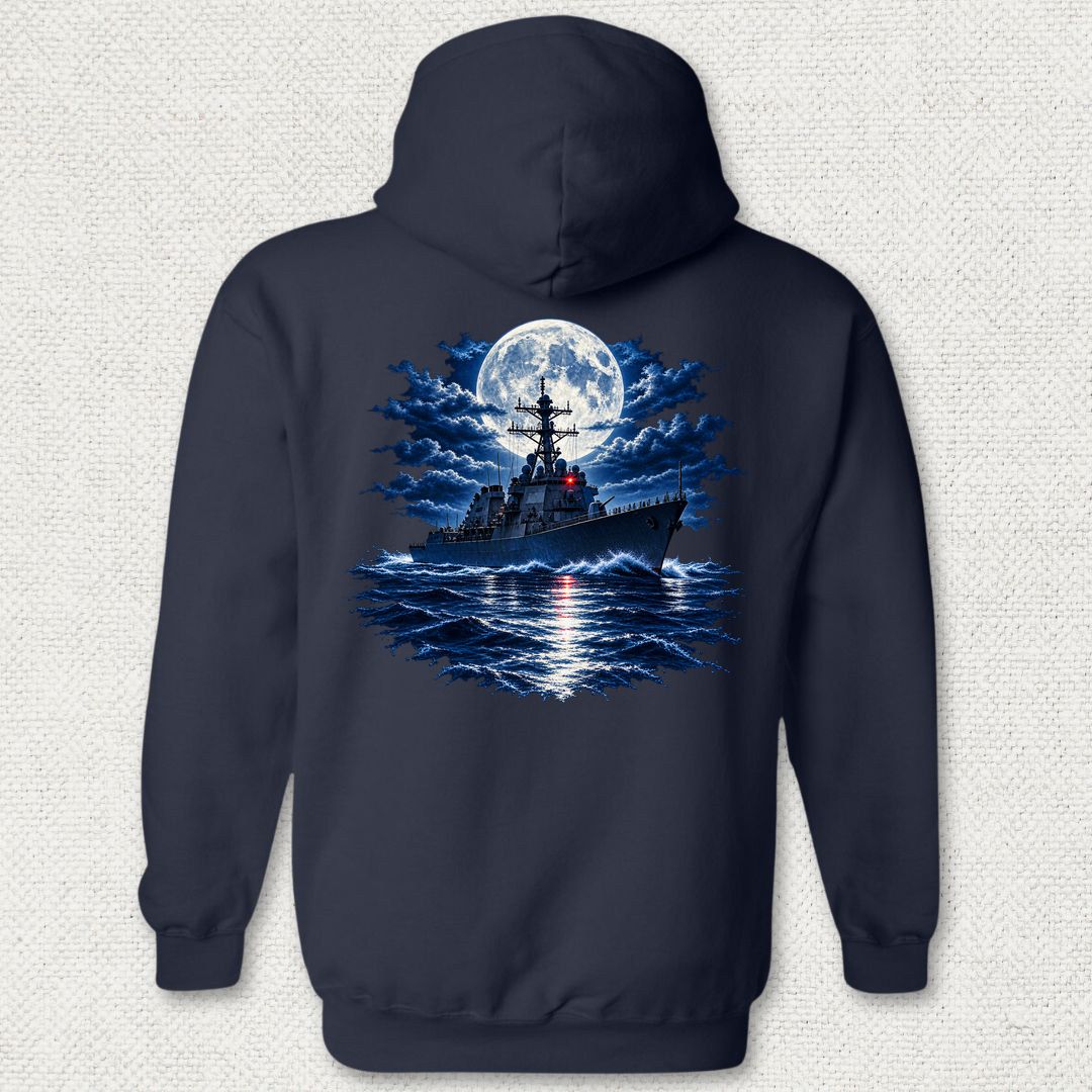 Moonlit Cruise Hoodie - Navy