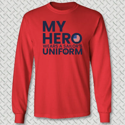 My Hero Long Sleeve Tee - Red