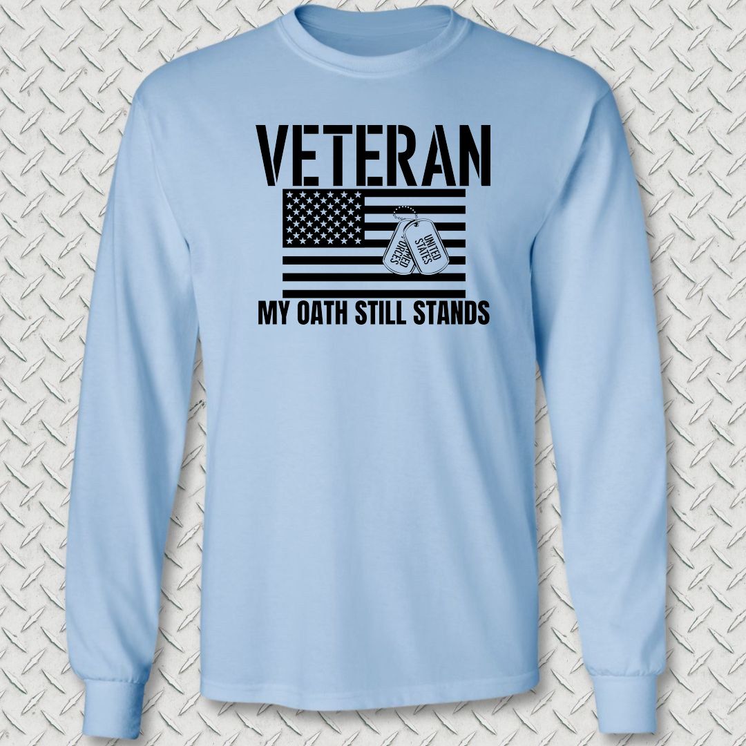My Oath Still Stands Long Sleeve Tee - Light Blue