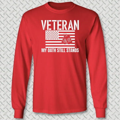 My Oath Still Stands Long Sleeve Tee - Red
