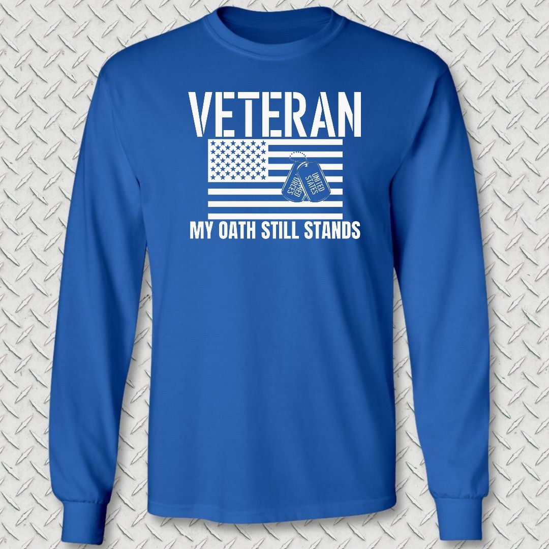 My Oath Still Stands Long Sleeve Tee - Royal Blue