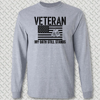 My Oath Still Stands Long Sleeve Tee - Sport Grey