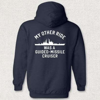 My Other Ride - Guided Missile Cruiser (California-Class) Hoodie - Navy