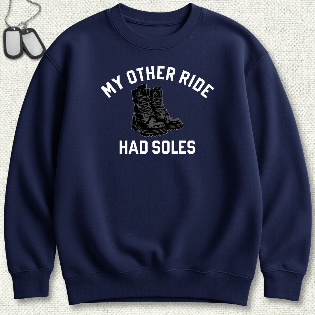 My Other Ride Had Soles Sweatshirt - Navy