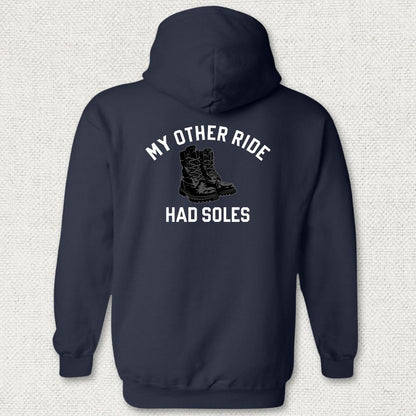 My Other Ride Had Soles Hoodie - Navy