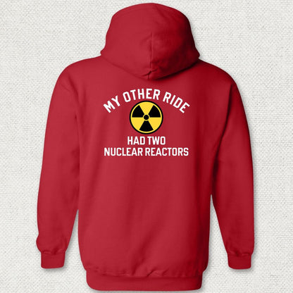 My Other Ride Had Two Nuclear Reactors Hoodie - Red