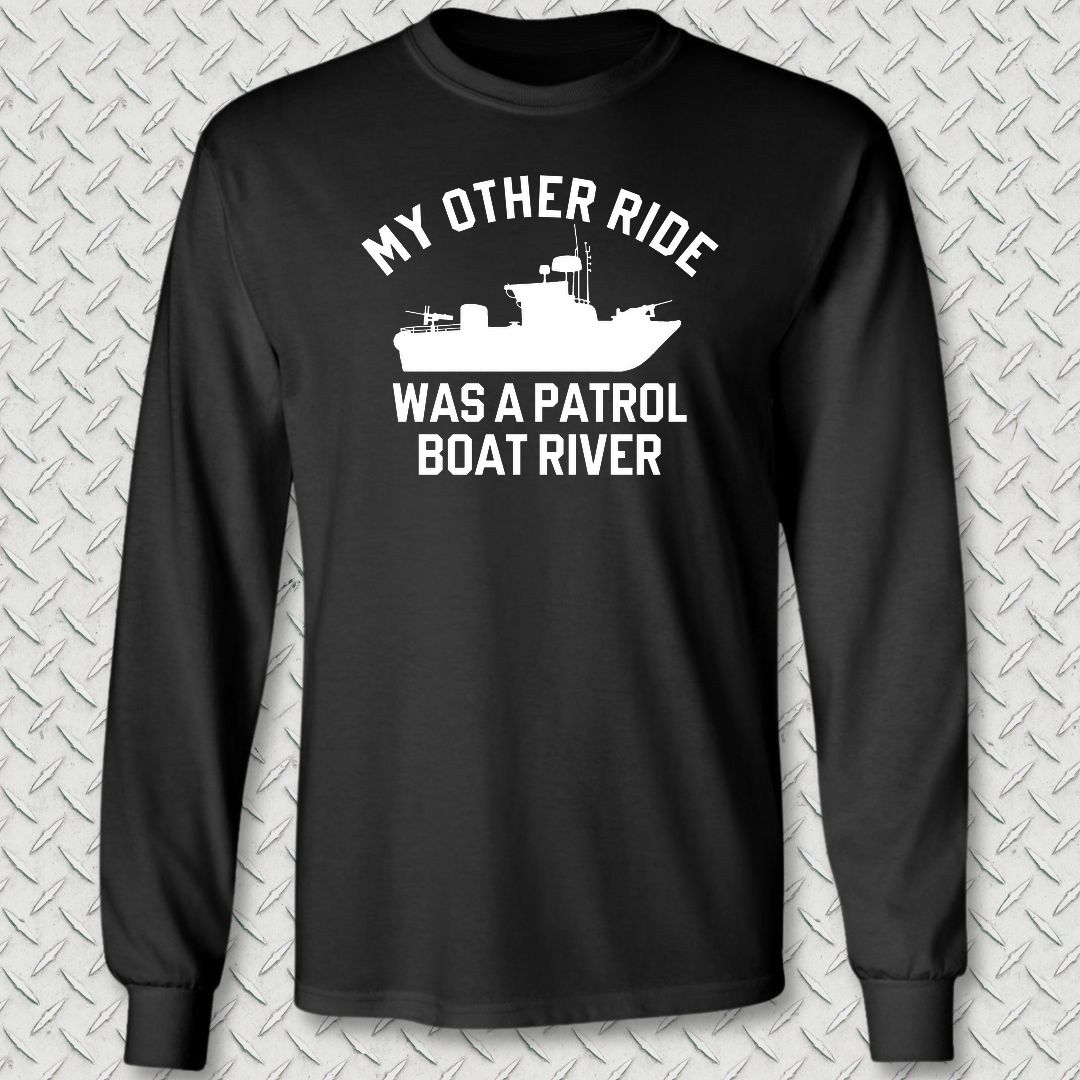 My Other Ride Was A PBR Long Sleeve Tee - Black