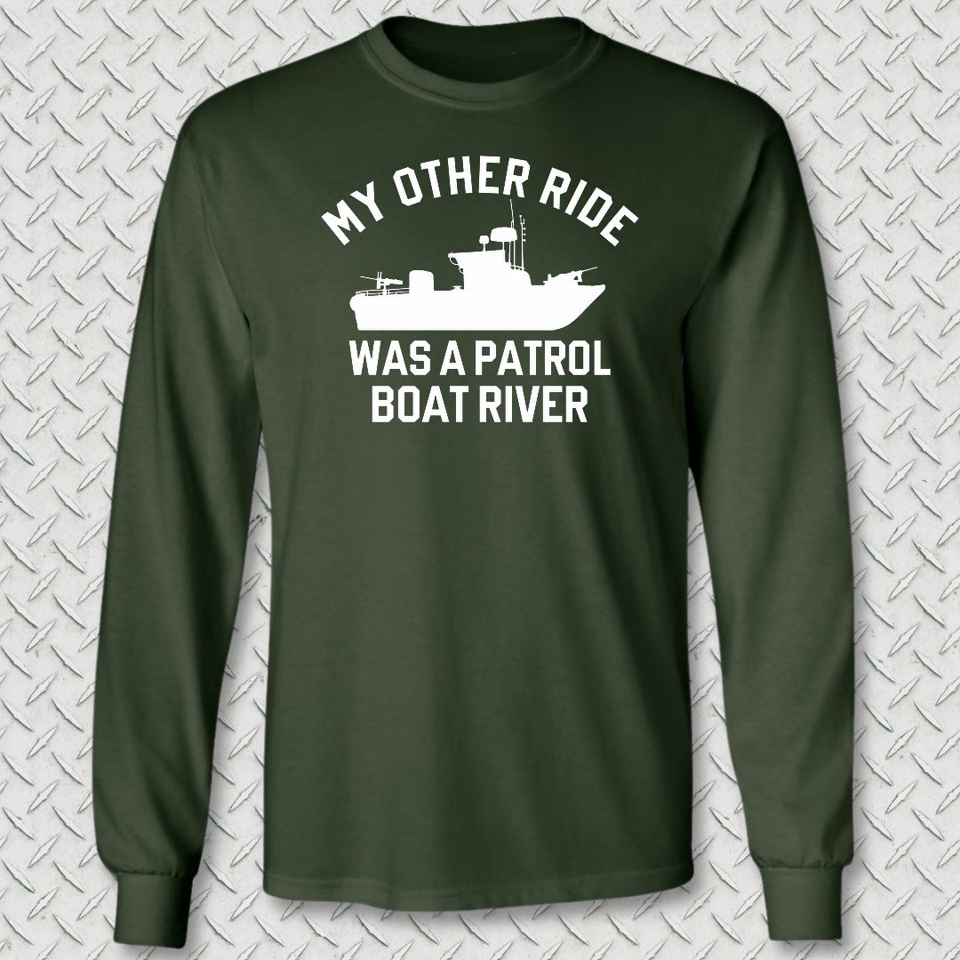 My Other Ride Was A PBR Long Sleeve Tee - Forest Green