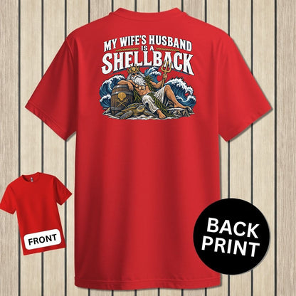 My Wife's Husband Is A Shellback - Red
