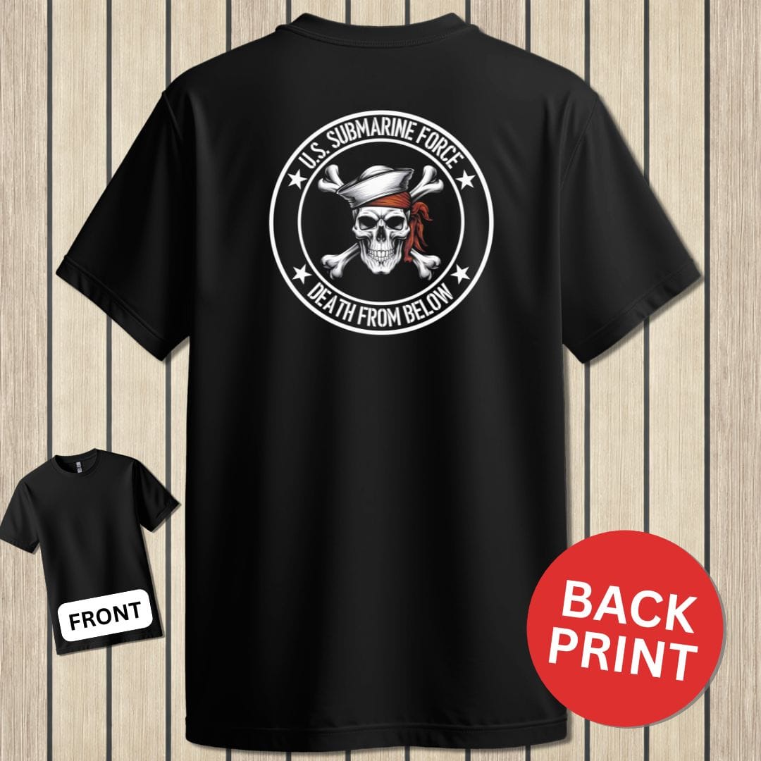 NavyHumor Classic Cotton T-shirt Black / S Death From Below