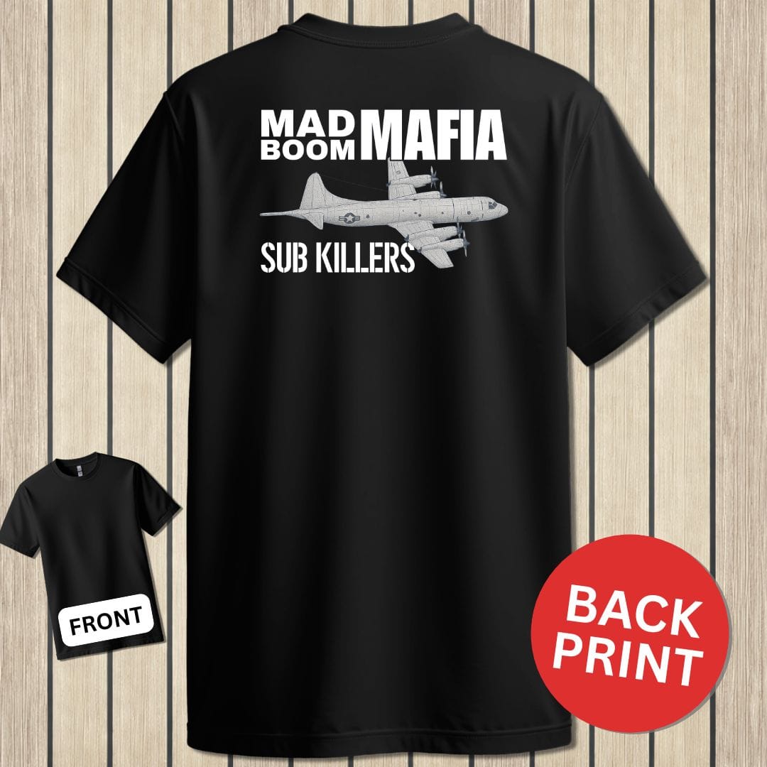 NavyHumor Classic Cotton T-shirt Black / S Mad Boom Mafia - Sub Killers