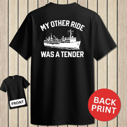 NavyHumor Classic Cotton T-shirt Black / S My Other Ride - Tender