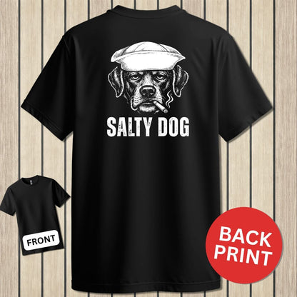 NavyHumor Classic Cotton T-shirt Black / S Salty Dog