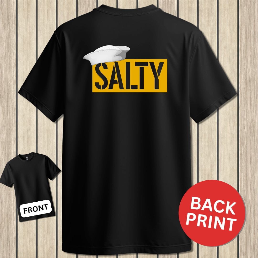 NavyHumor Classic Cotton T-shirt Black / S True Salty