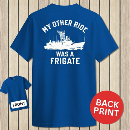 NavyHumor Classic Cotton T-shirt Blue / S My Other Ride - Frigate