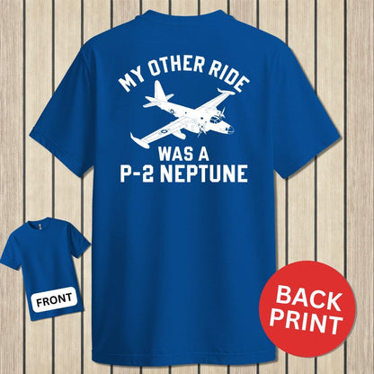 NavyHumor Classic Cotton T-shirt Blue / S My Other Ride - P-2 Neptune