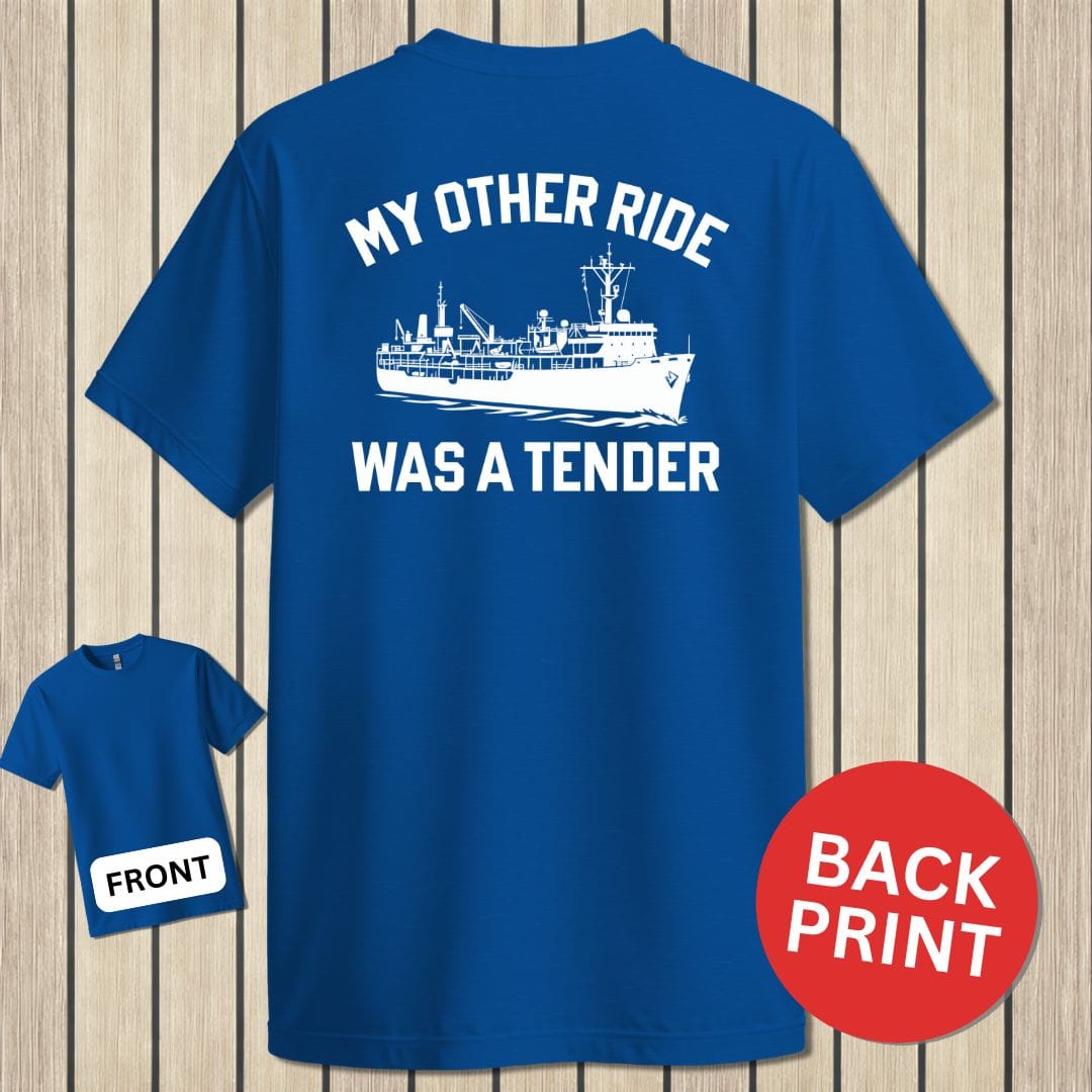 NavyHumor Classic Cotton T-shirt Blue / S My Other Ride - Tender