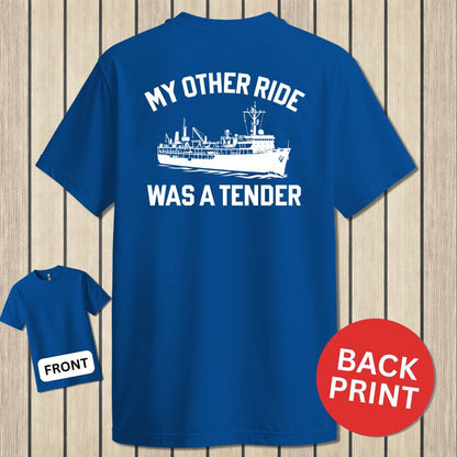 NavyHumor Classic Cotton T-shirt Blue / S My Other Ride - Tender