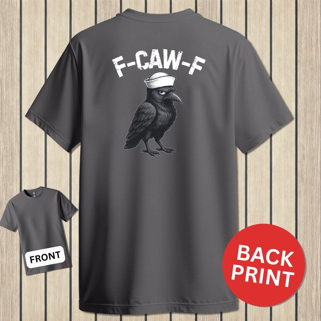 NavyHumor Classic Cotton T-shirt Charcoal / S F-CAW-F