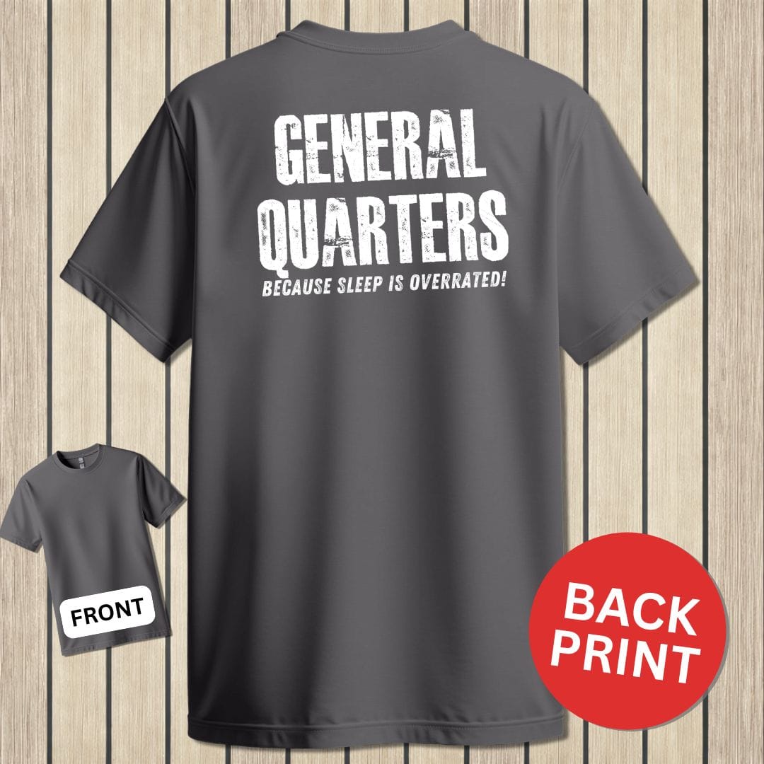 NavyHumor Classic Cotton T-shirt Charcoal / S General Quarters
