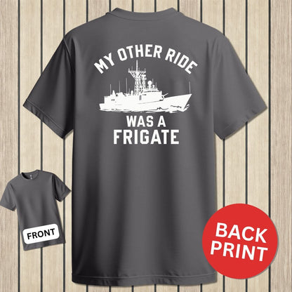 NavyHumor Classic Cotton T-shirt Charcoal / S My Other Ride - Frigate