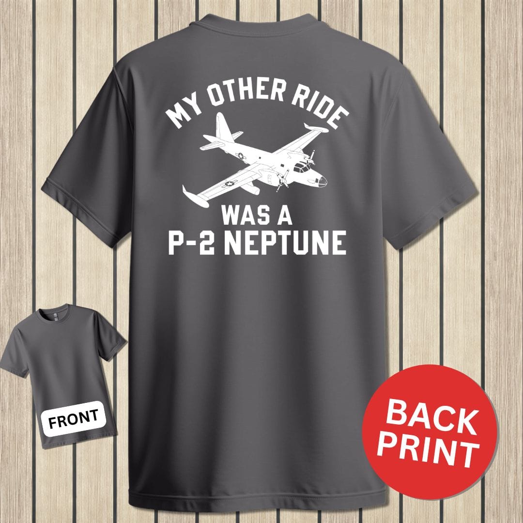 NavyHumor Classic Cotton T-shirt Charcoal / S My Other Ride - P-2 Neptune