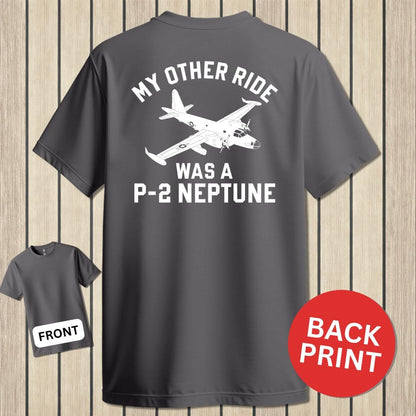 NavyHumor Classic Cotton T-shirt Charcoal / S My Other Ride - P-2 Neptune