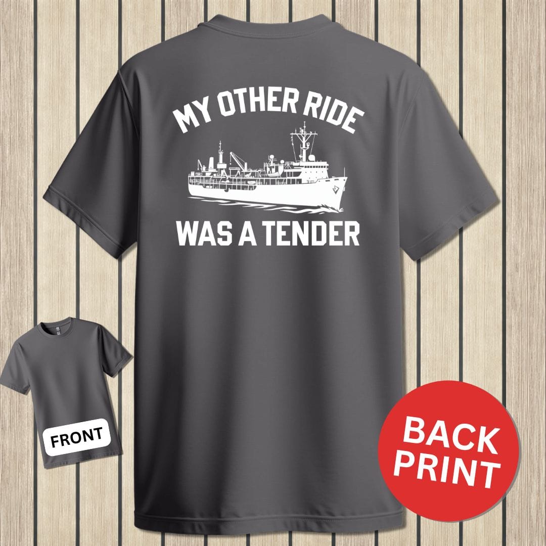 NavyHumor Classic Cotton T-shirt Charcoal / S My Other Ride - Tender