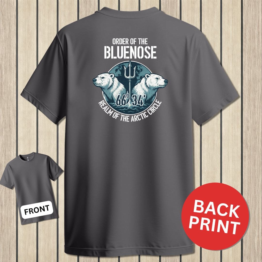 NavyHumor Classic Cotton T-shirt Charcoal / S Order of the Bluenose