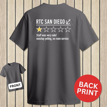 NavyHumor Classic Cotton T-shirt Charcoal / S RTC San Diego Review