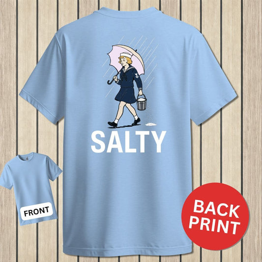 NavyHumor Classic Cotton T-shirt Light Blue / S Salty Girl