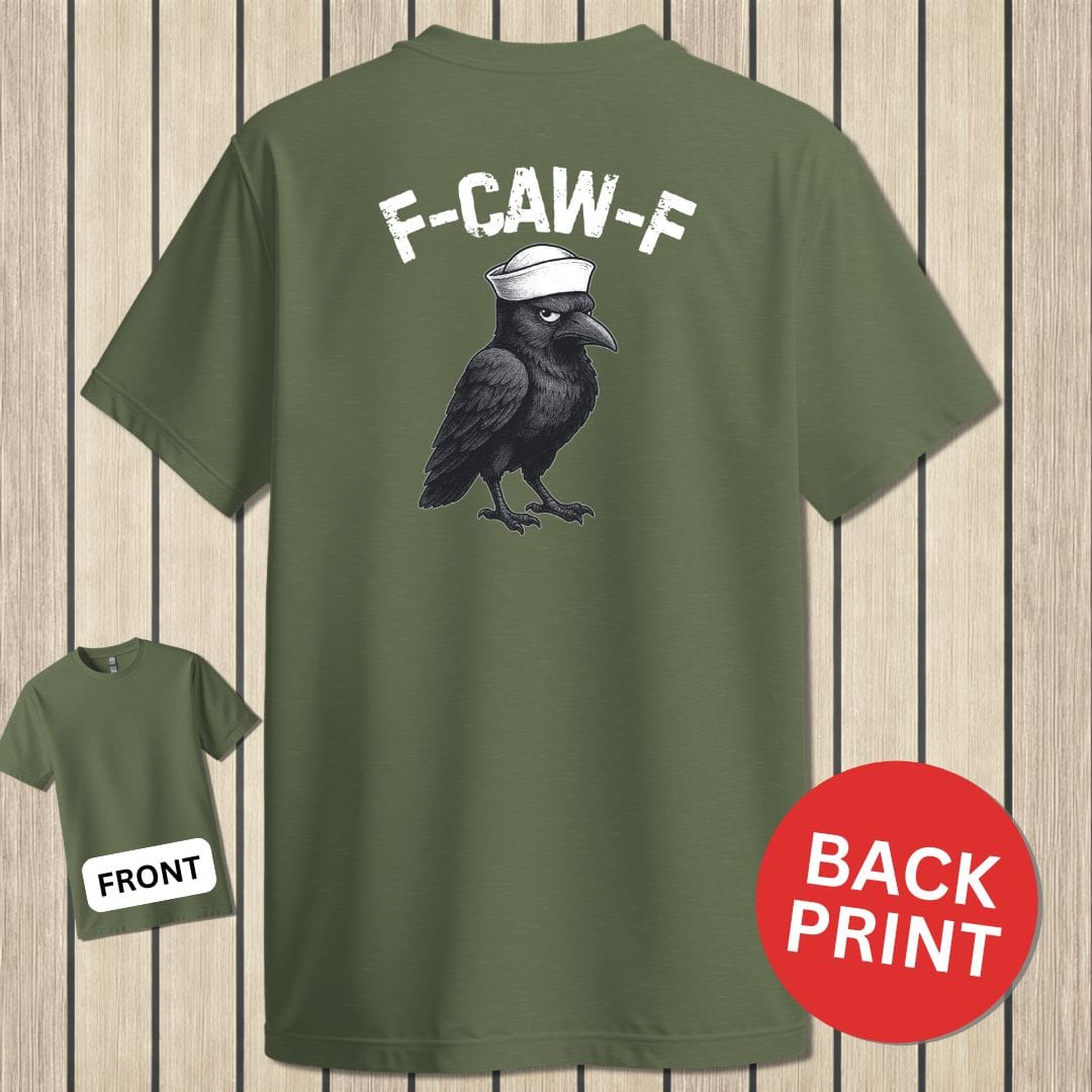 NavyHumor Classic Cotton T-shirt Military Green / S F-CAW-F