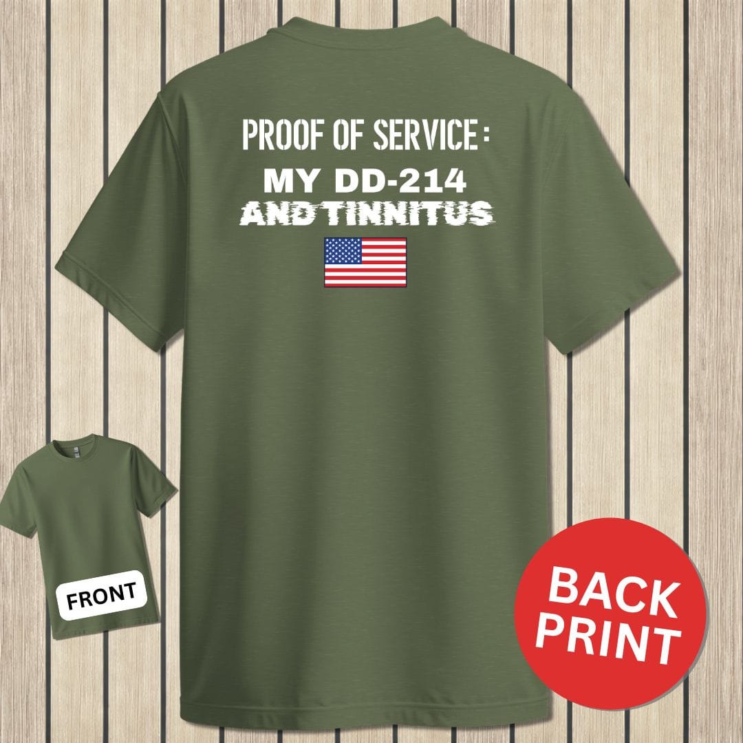 NavyHumor Classic Cotton T-shirt Military Green / S Proof of Service