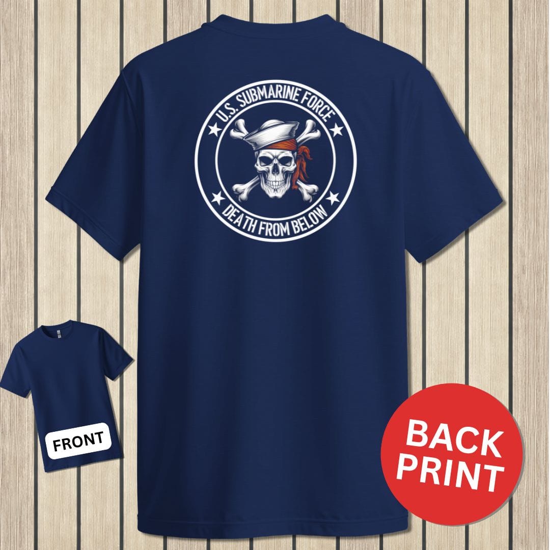NavyHumor Classic Cotton T-shirt Navy / S Death From Below