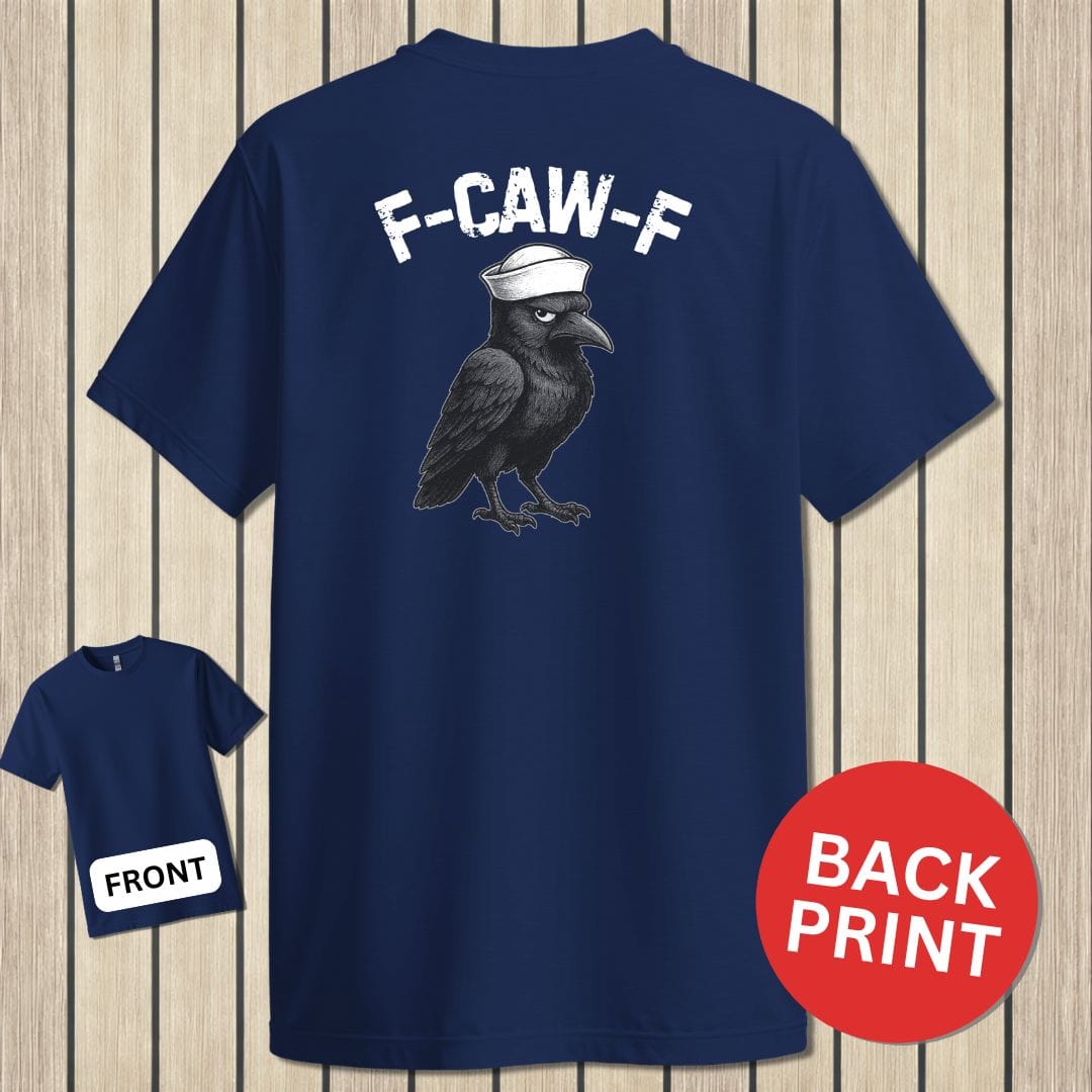 NavyHumor Classic Cotton T-shirt Navy / S F-CAW-F