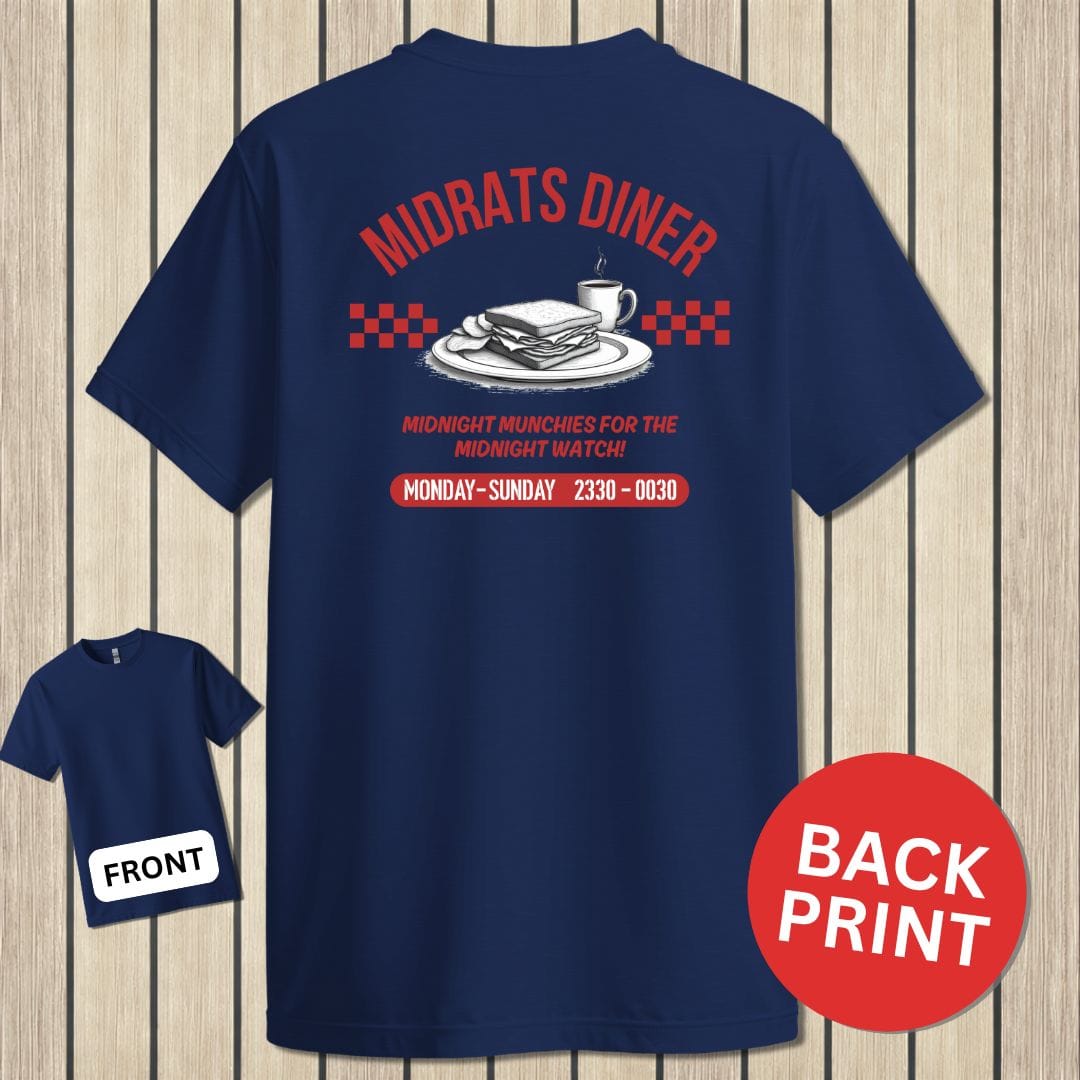 NavyHumor Classic Cotton T-shirt Navy / S Midrats Diner