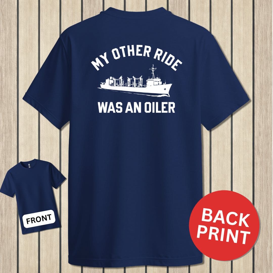 NavyHumor Classic Cotton T-shirt Navy / S My Other Ride Was An Oiler