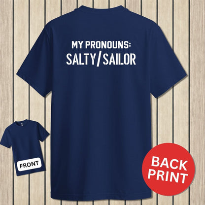 NavyHumor Classic Cotton T-shirt Navy / S My Pronouns