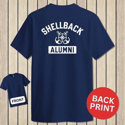 NavyHumor Classic Cotton T-shirt Navy / S Shellback Alumni