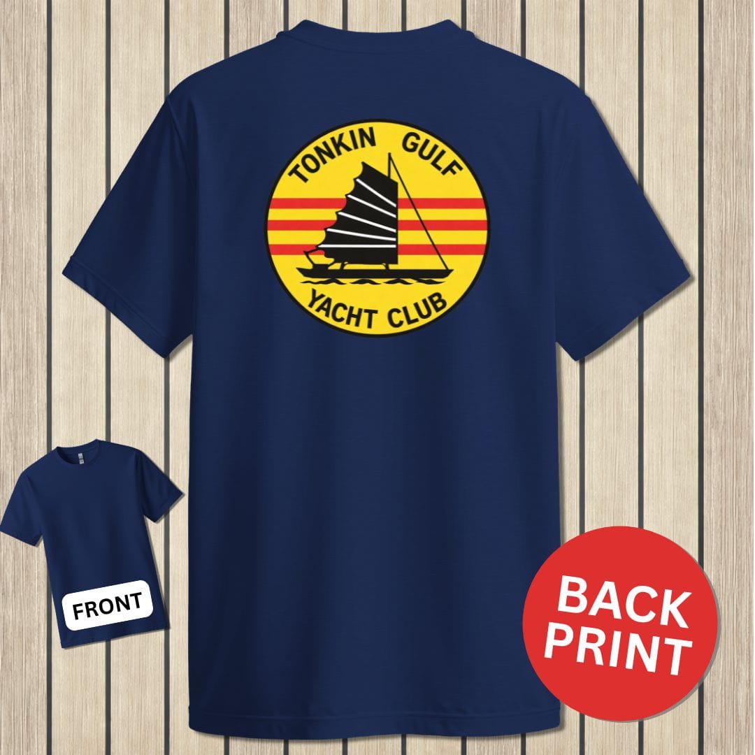 NavyHumor Classic Cotton T-shirt Navy / S Tonkin Gulf Yacht Club
