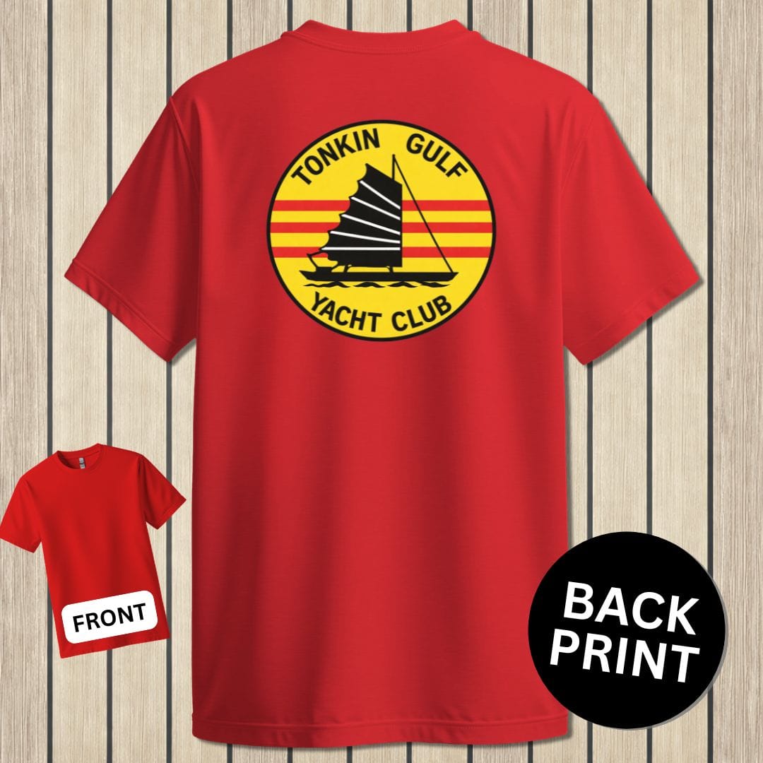 NavyHumor Classic Cotton T-shirt Red / S Tonkin Gulf Yacht Club