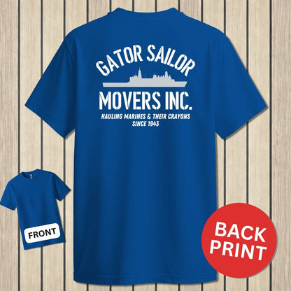 NavyHumor Classic Cotton T-shirt Royal Blue / S Gator Sailor Movers