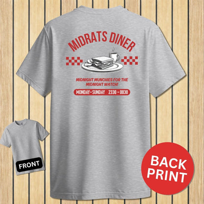 NavyHumor Classic Cotton T-shirt Sport Grey / S Midrats Diner